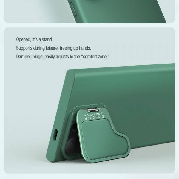 Nillkin Samsung Galaxy S24 Ultra Skal CamShield Silky Prop Grön