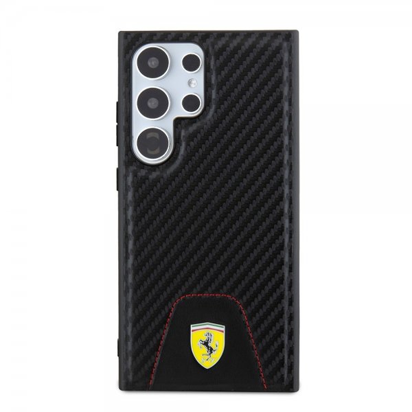 Ferrari Samsung Galaxy S24 Ultra Skal Carbon & Stripe Svart