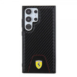 Ferrari Samsung Galaxy S24 Ultra Skal Carbon & Stripe Svart