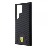 Ferrari Samsung Galaxy S24 Ultra Skal Carbon & Stripe Svart