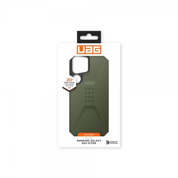 Urban Armor Gear (UAG) Samsung Galaxy S24 Ultra Skal Civilian Olive Drab
