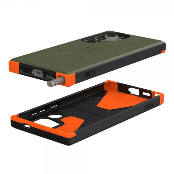Urban Armor Gear (UAG) Samsung Galaxy S24 Ultra Skal Civilian Olive Drab