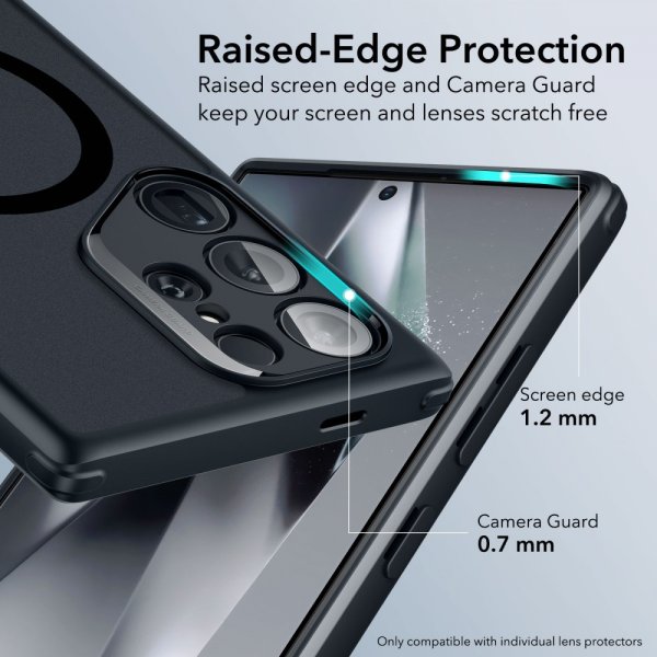 ESR Samsung Galaxy S24 Ultra Skal Classic Hybrid HaloLock Frosted Black