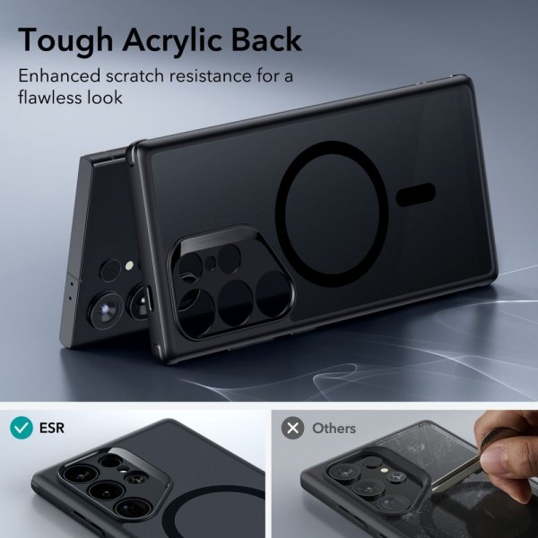 ESR Samsung Galaxy S24 Ultra Skal Classic Hybrid HaloLock Frosted Black