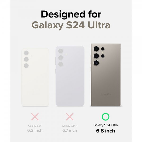 Ringke Samsung Galaxy S24 Ultra Skal Fusion Card Clear