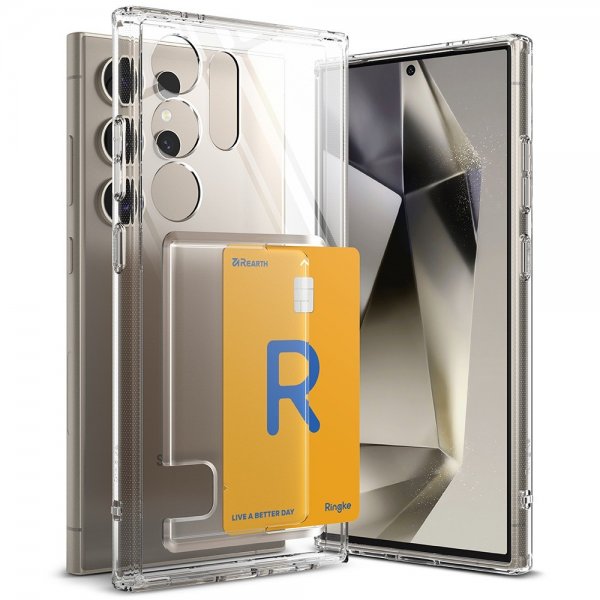 Ringke Samsung Galaxy S24 Ultra Skal Fusion Card Clear