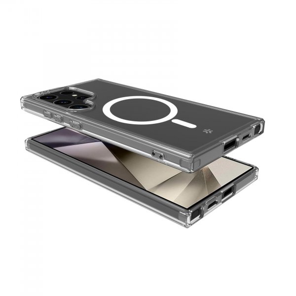 Celly Samsung Galaxy S24 Ultra Skal GELSKINMAG MagSafe Transparent
