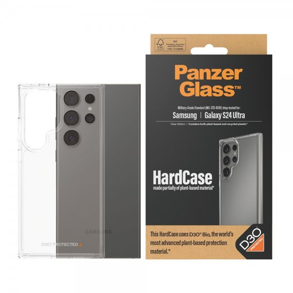PanzerGlass Samsung Galaxy S24 Ultra Skal HardCase D3O Transparent