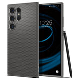 Spigen Samsung Galaxy S24 Ultra Skal Liquid Air Marble Grey