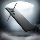 Spigen Samsung Galaxy S24 Ultra Skal Liquid Air Marble Grey