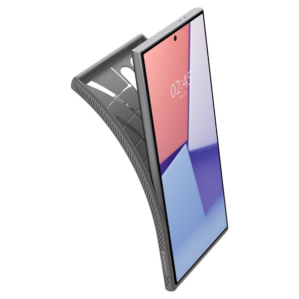 Spigen Samsung Galaxy S24 Ultra Skal Liquid Air Marble Grey