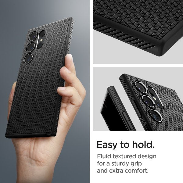Spigen Samsung Galaxy S24 Ultra Skal Liquid Air Matte Black