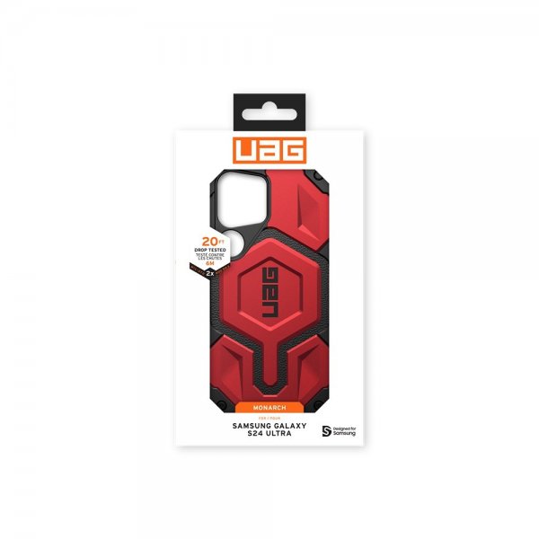 Urban Armor Gear (UAG) Samsung Galaxy S24 Ultra Skal Monarch Crimson