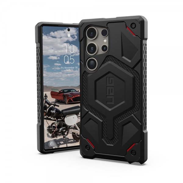 Urban Armor Gear (UAG) Samsung Galaxy S24 Ultra Skal Monarch Kevlar Svart