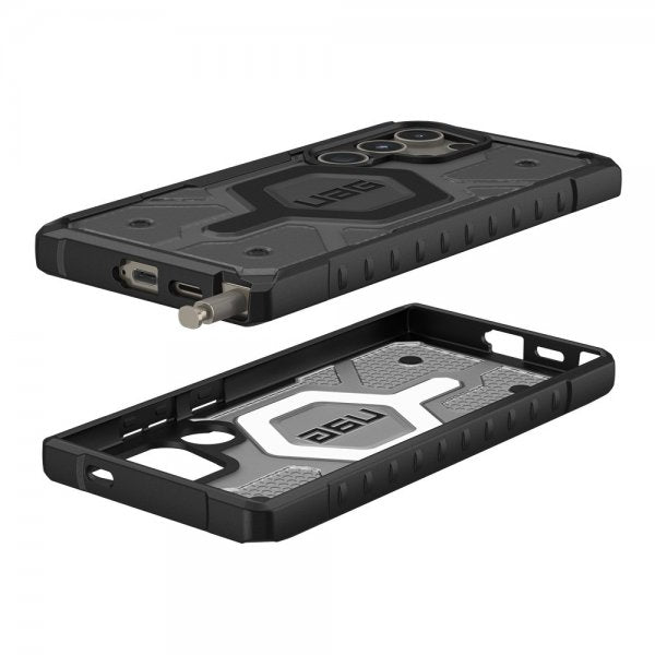 Urban Armor Gear (UAG) Samsung Galaxy S24 Ultra Skal Pathfinder Clear MagSafe Ash