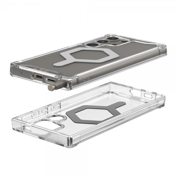 Urban Armor Gear (UAG) Samsung Galaxy S24 Ultra Skal Plyo Pro MagSafe Ice Silver