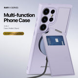 Dux Ducis Samsung Galaxy S24 Ultra Skal Rafi II Series MagSafe Lila