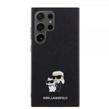 Karl Lagerfeld Samsung Galaxy S24 Ultra Skal Saffiano Karl & Choupette Svart