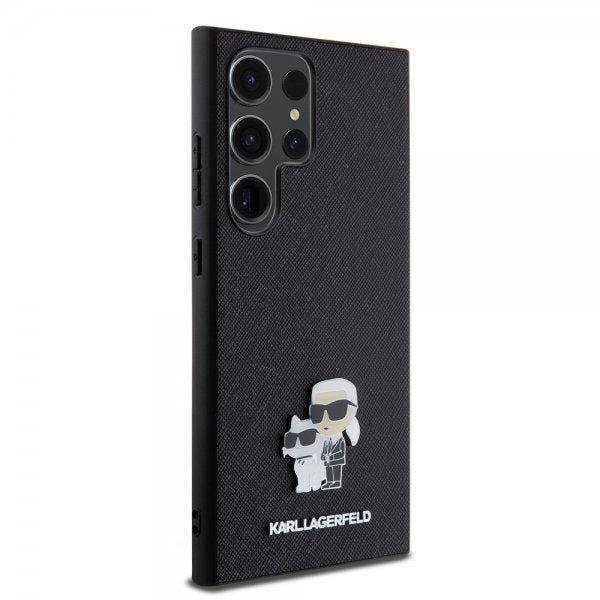 Karl Lagerfeld Samsung Galaxy S24 Ultra Skal Saffiano Karl & Choupette Svart