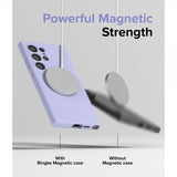 Ringke Samsung Galaxy S24 Ultra Skal Silicone Magnetic Lavender