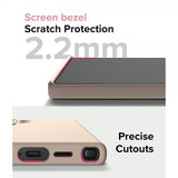 Ringke Samsung Galaxy S24 Ultra Skal Silicone Magnetic Pink Sand