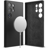 Ringke Samsung Galaxy S24 Ultra Skal Silicone Magnetic Svart