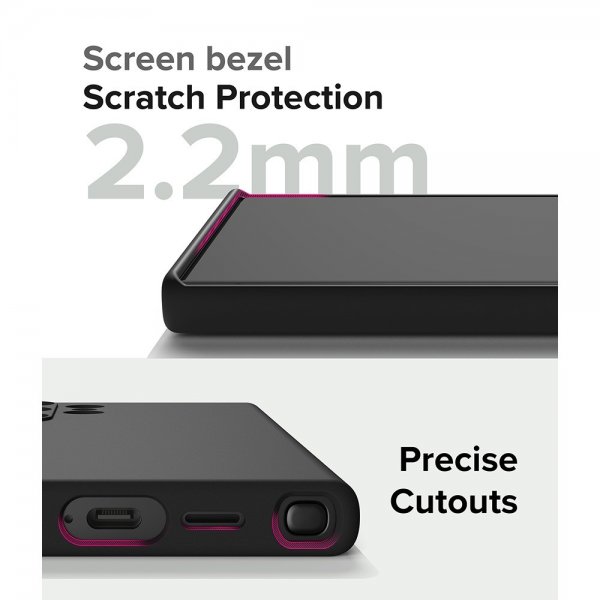 Ringke Samsung Galaxy S24 Ultra Skal Silicone Magnetic Svart