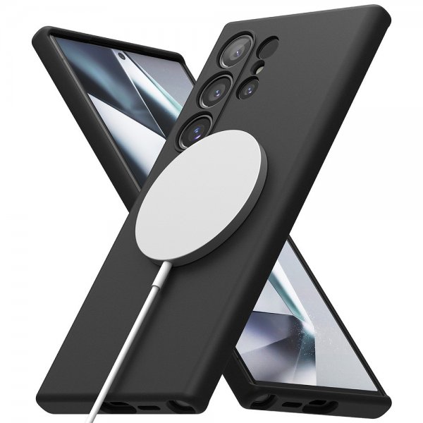 Ringke Samsung Galaxy S24 Ultra Skal Silicone Magnetic Svart