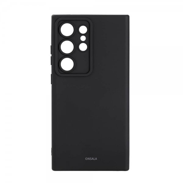 Onsala Samsung Galaxy S24 Ultra Skal Silikon Svart