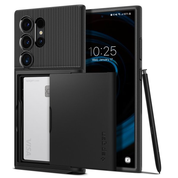 Spigen Samsung Galaxy S24 Ultra Skal Slim Armor CS Svart