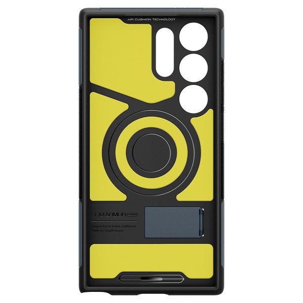 Spigen Samsung Galaxy S24 Ultra Skal Slim Armor MagFit Metal Slate