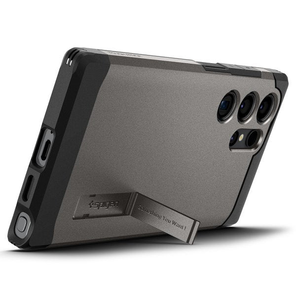 Spigen Samsung Galaxy S24 Ultra Skal Tough Armor Gunmetal