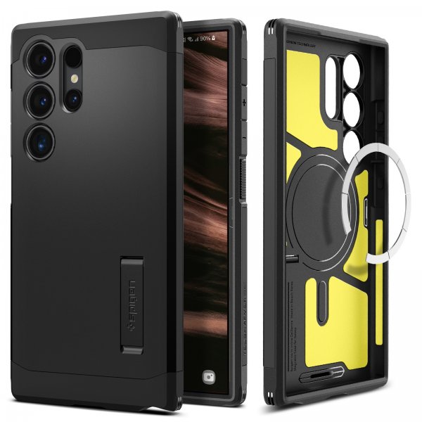 Spigen Samsung Galaxy S24 Ultra Skal Tough Armor MagFit Svart
