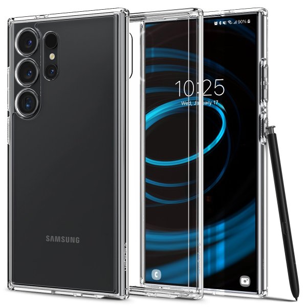 Spigen Samsung Galaxy S24 Ultra Skal Ultra Hybrid Crystal Clear