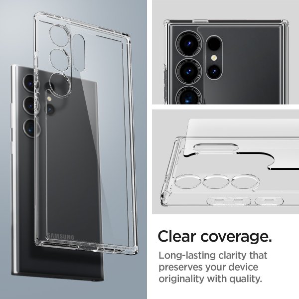 Spigen Samsung Galaxy S24 Ultra Skal Ultra Hybrid Crystal Clear