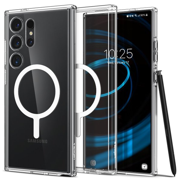 Spigen Samsung Galaxy S24 Ultra Skal Ultra Hybrid Metal Ring MagFit