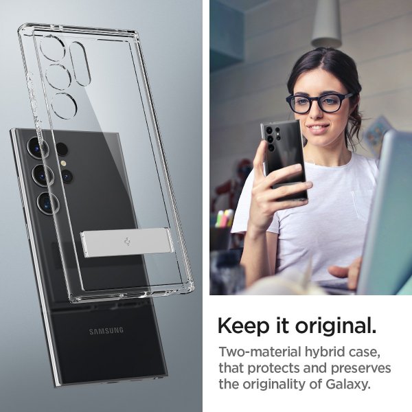 Spigen Samsung Galaxy S24 Ultra Skal Ultra Hybrid S Crystal Clear