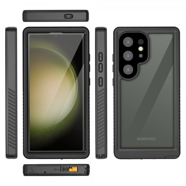 Redpepper Samsung Galaxy S24 Ultra Skal Vattentåligt IP68 Svart