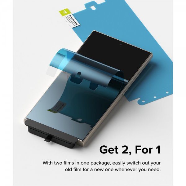 Ringke Samsung Galaxy S24 Ultra Skärmskydd Dual Easy Film 2-pack