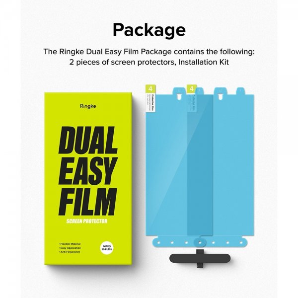 Ringke Samsung Galaxy S24 Ultra Skärmskydd Dual Easy Film 2-pack
