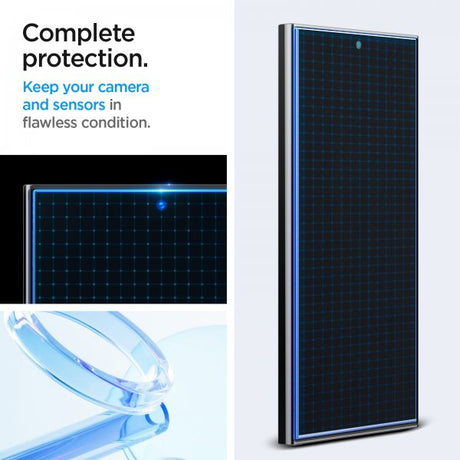 Spigen Samsung Galaxy S24 Ultra Skärmskydd GLAS.tR EZ Fit 2-pack