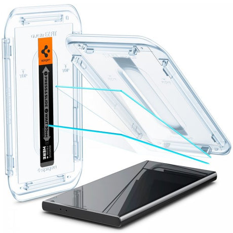Spigen Samsung Galaxy S24 Ultra Skärmskydd GLAS.tR EZ Fit 2-pack