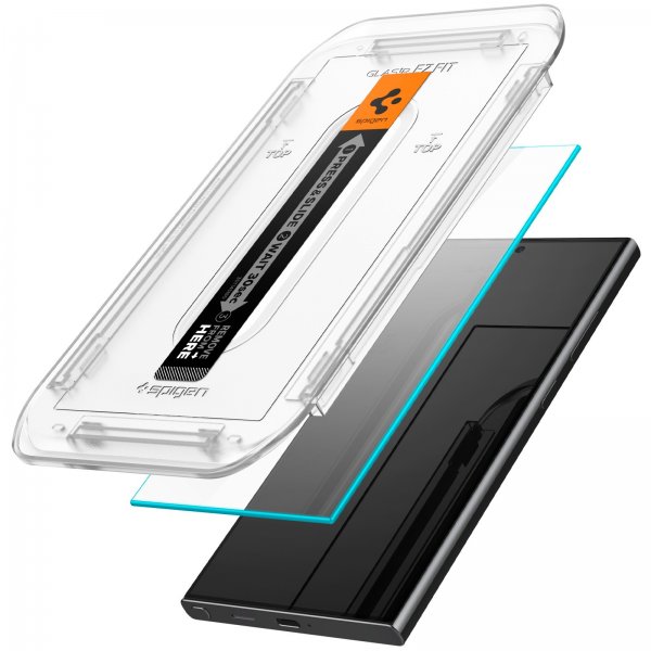 Spigen Samsung Galaxy S24 Ultra Skärmskydd GLAS.tR EZ Fit 2-pack