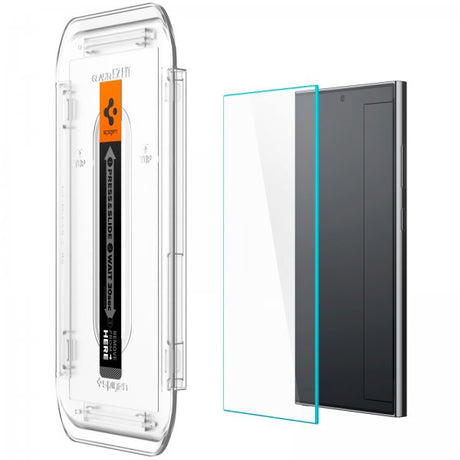 Spigen Samsung Galaxy S24 Ultra Skärmskydd GLAS.tR EZ Fit 2-pack