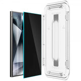 Spigen Samsung Galaxy S24 Ultra Skärmskydd GLAS.tR EZ Fit Privacy 2-pack