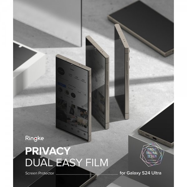 Ringke Samsung Galaxy S24 Ultra Skärmskydd Privacy Dual Easy Film