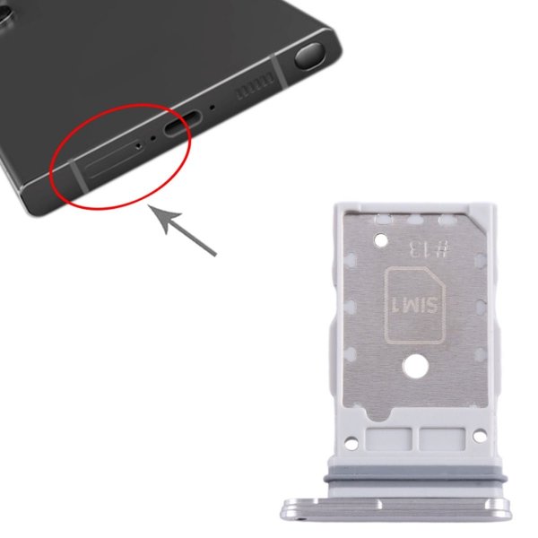 Samsung Galaxy S24/S24 Plus Simkortshållare - Sliver