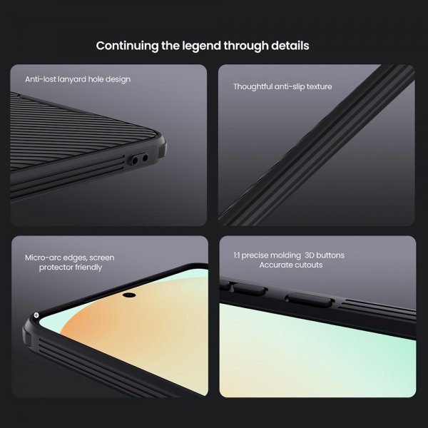 Nillkin Samsung Galaxy S25 Edge Skal CamShield Pro MagSafe Svart