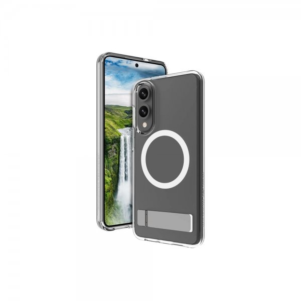 dbramante1928 Samsung Galaxy S25 Edge Skal Iceland Ultra D3O Qi2 Kickstand Transparent
