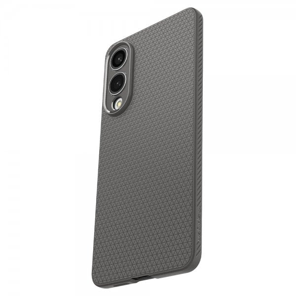 Spigen Samsung Galaxy S25 Edge Skal Liquid Air Marble Gray
